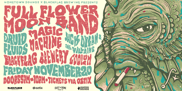 Full Flower Moon Band live at Black Flag Brewing - Concert poster