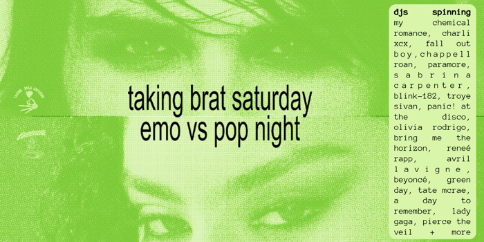 Taking Brat Saturday: Emo vs Pop Night - Darwin