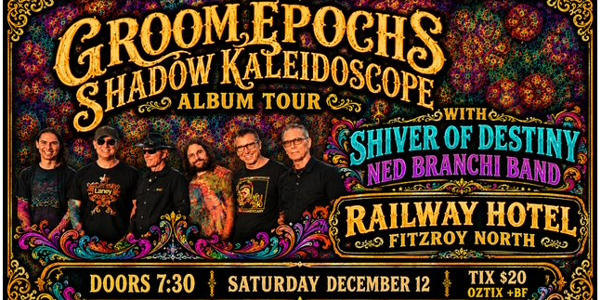 Groom Epoch (album launch) live at Railway Hotel Fitzroy North - Concert poster