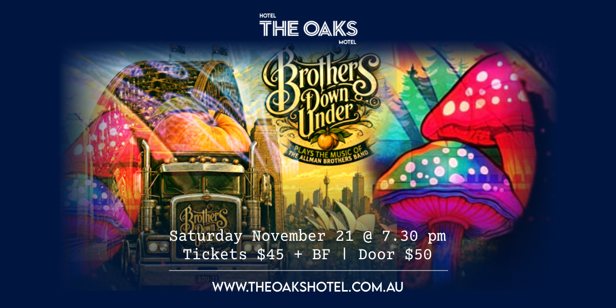 The Brothers DownUnder - The Music of The Allman Brothers Band