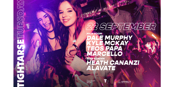 Tightarse Tuesdays @ The Hawthorn VIP live at Tower Hotel, Hawthorn East - Concert poster