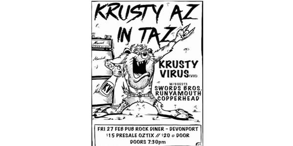 KRUSTY VIRUS "KRUSTY AZ IN TAZ" image