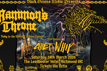 Mammon's Throne 'My Body to the Worms' Album Launch & Aquilus w/ Chief Whip