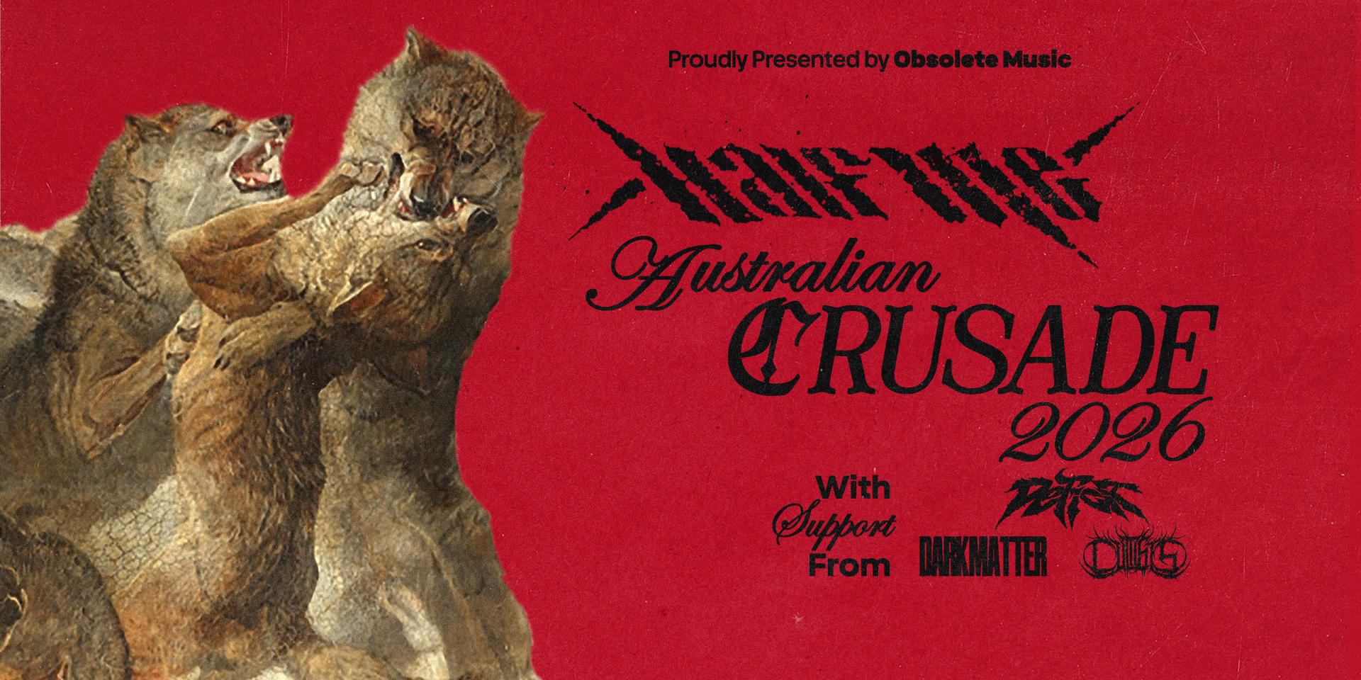 Half Me "Crusade" Australian Tour