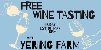 Free Wine Tasting with Yering Farm
