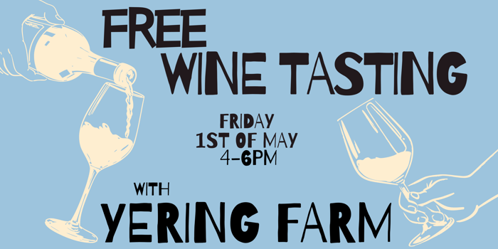 Free Wine Tasting with Yering Farm