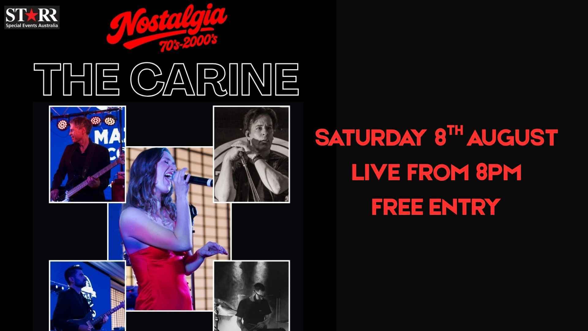LIVE AT THE CARINE!! NOSTALGIA