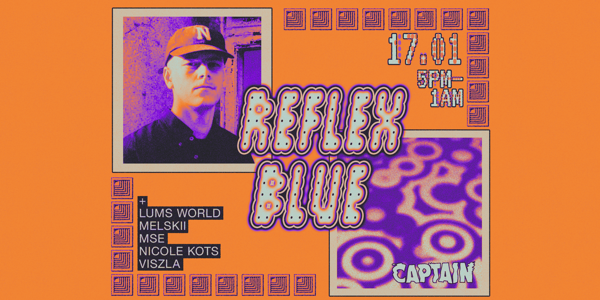 Captain Pres. Reflex Blue poster