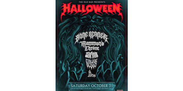 HALLOWEEN AT THE OLD BAR live at The Old Bar - Concert poster