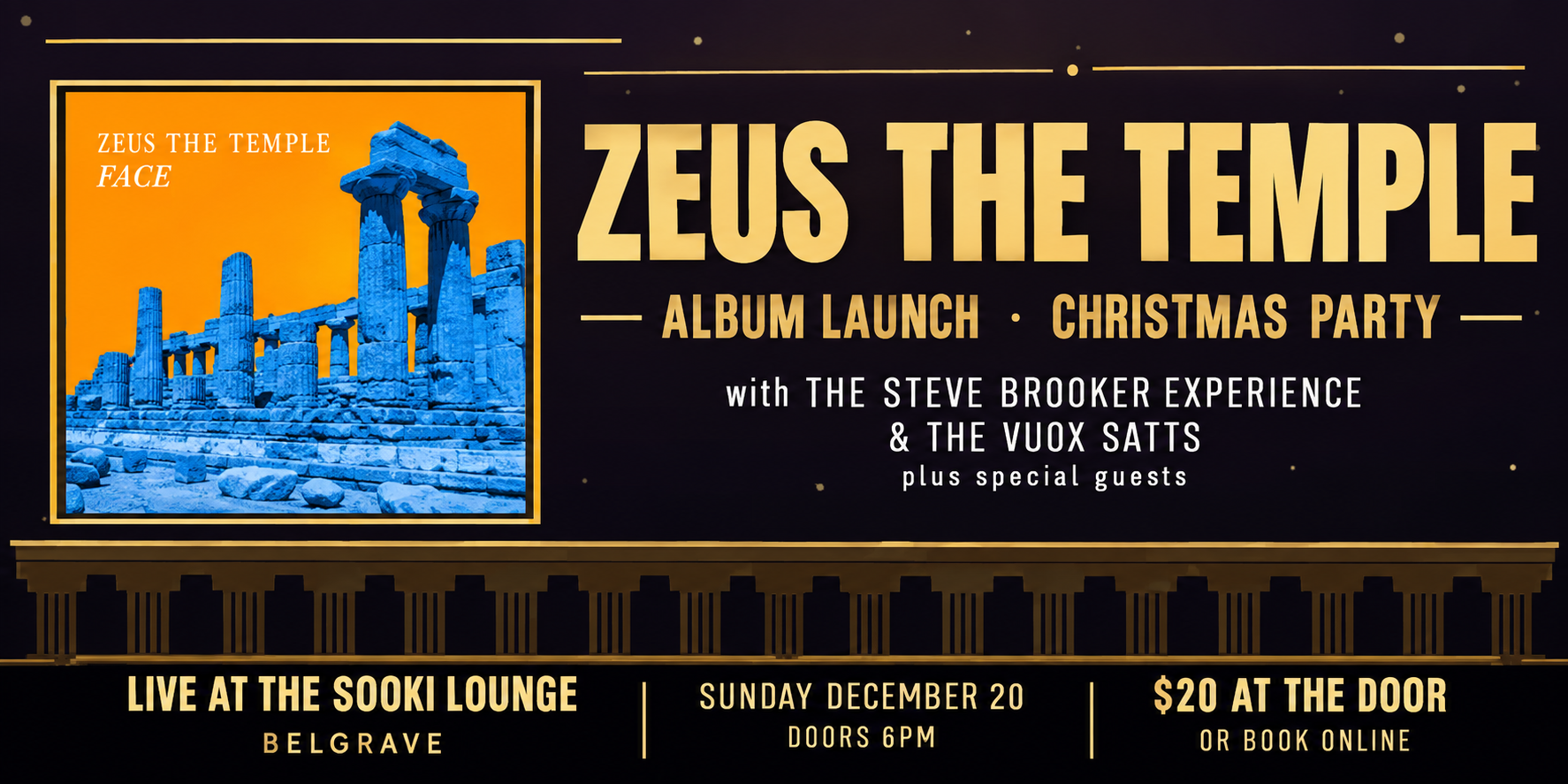 ZEUS THE TEMPLE | ALBUM LAUNCH | CHRISTMAS PARTY