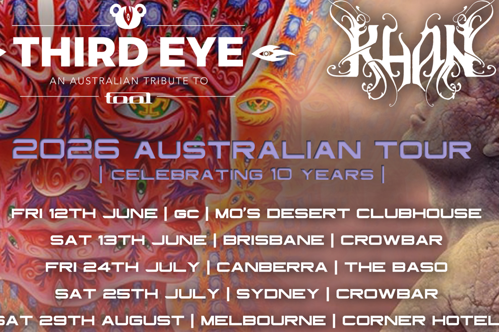 THIRD EYE & KHAN – 10 Year Dual-Headline Australian Tour
