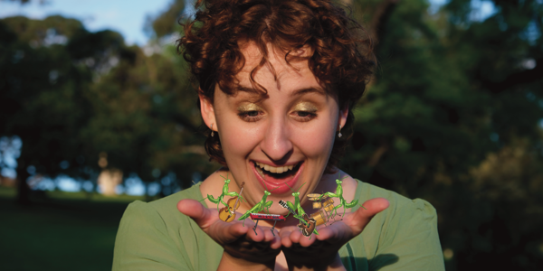 Mia and The Mantids w/ Eden Hawkins + Leech Jerky live at Bar Open - Concert poster