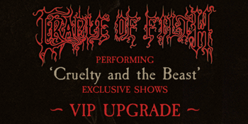 Cradle Of Filth Australian Tour 2019 - VIP UPGRADE ONLY