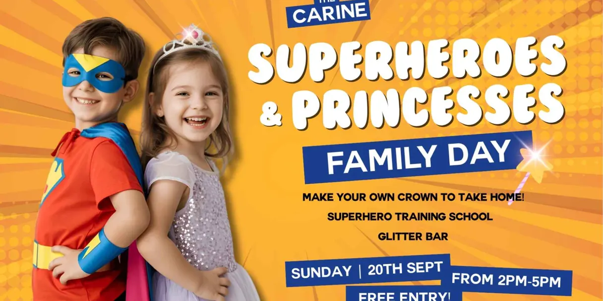 SUPERHEROES AND PRINCESSES FAMILY FUN DAY