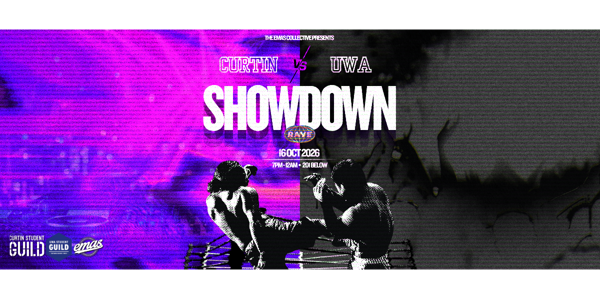 EMAS CURTIN X UWA SHOWDOWN live at 201 BELOW - Concert poster