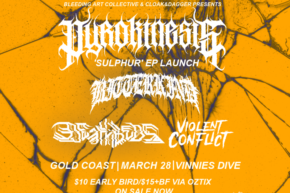 Metalcore Mayhem w/ Pyrokinesis, Bitter Kind, Deathbeds & Violent Conflict