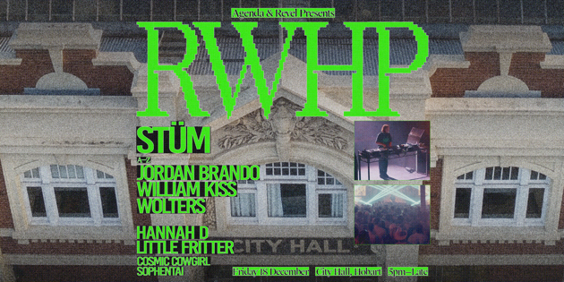 Coming up in Hobart: Revel Warehouse Party // 2026
