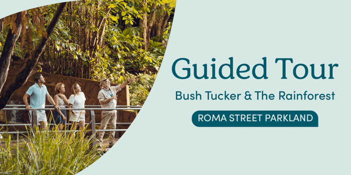 Roma Street Parkland Bush Tucker Guided Tours  - 10AM Sunday 23rd November
