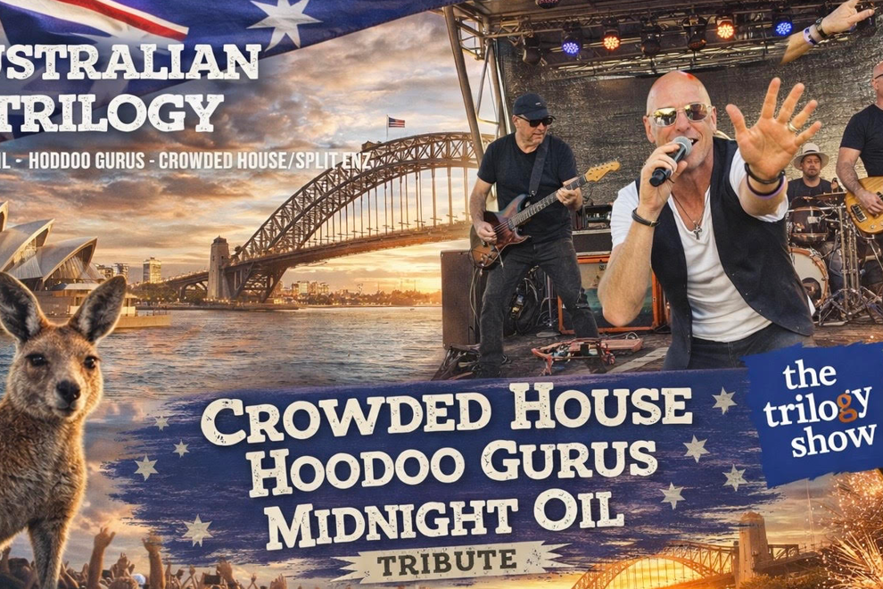 Australian Trilogy Tribute Show – Midnight Oil / Crowded House / Hoodoo Gurus
