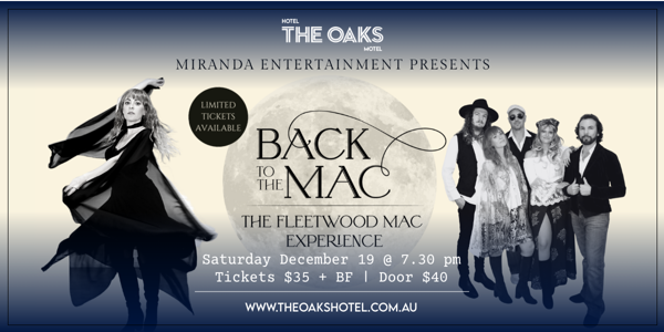 BACK TO THE MAC THE FLEETWOOD MAC EXPERIENCE