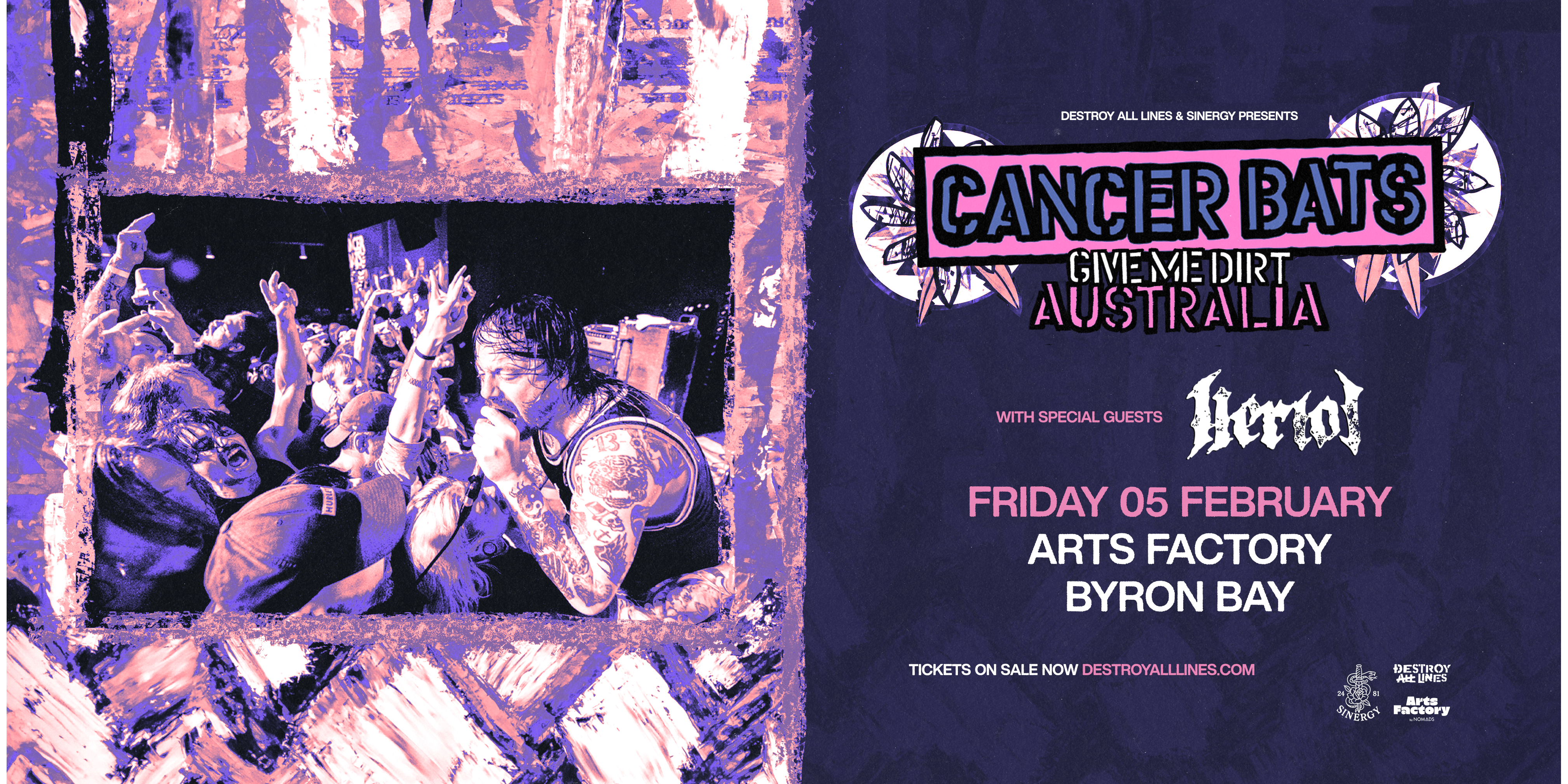 Cancer Bats | Give Me Dirt Australia | Byron Bay