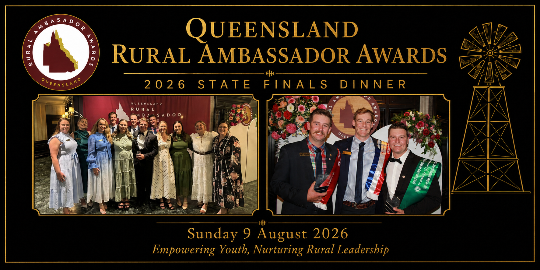 2026 Queensland Rural Ambassador Awards - State Finals Dinner
