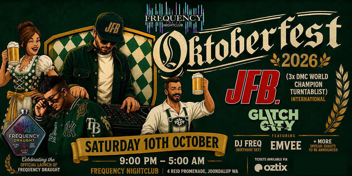 OKTOBERFEST 2026 @ Frequency Joondalup