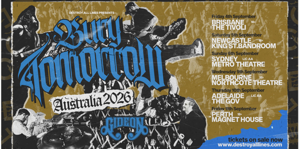 Bury Tomorrow (uk) Will You Haunt Me Australian Tour 2026 image