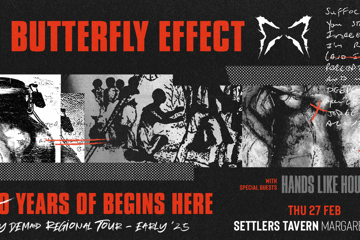 The Butterfly Effect - "Begins Here"  21st Anniversary Regional Tour