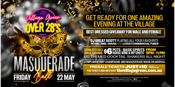 Over 28s Masquerade Ball