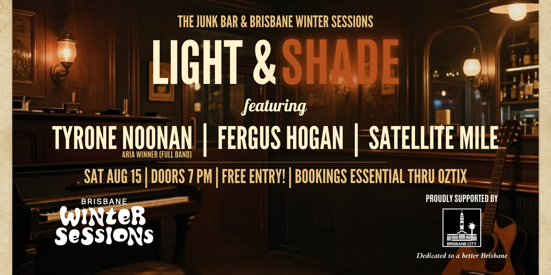 A Night Of Light & Shade Feat. ARIA winner Tyrone Noonan