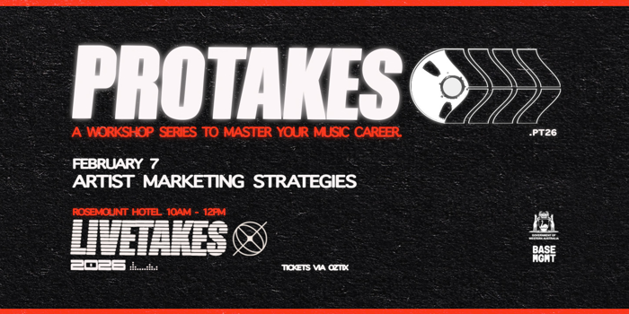 Pro Takes 01 - Artist Marketing Strategies