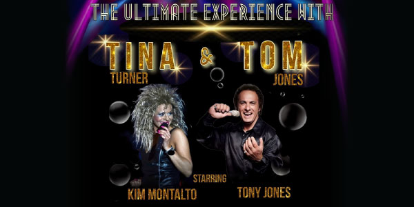 The Ultimate Experience: Tina Turner & Tom Jones live at Seaford Hotel in Seaford on August 29, 2026 - Concert poster