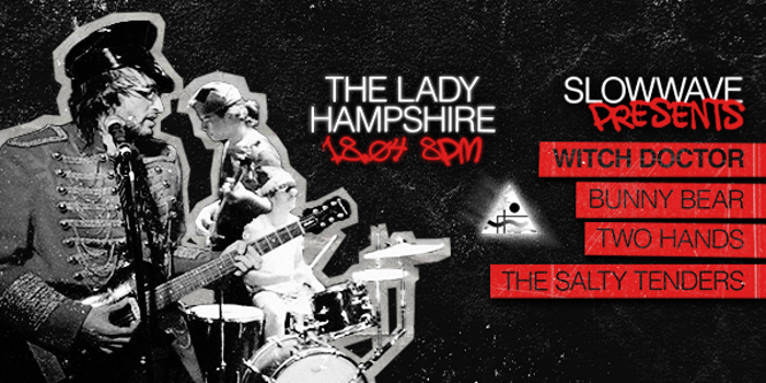 Witch Doctor with Bunny Bear, Two Hands and The Salty tenders