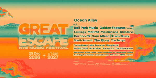Great Escape NYE Festival 2026/27 live at Redbanks - Concert poster