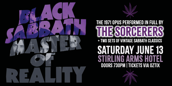 THE SORCERERS live at The Stirling Arms Hotel - Band Room - Concert poster