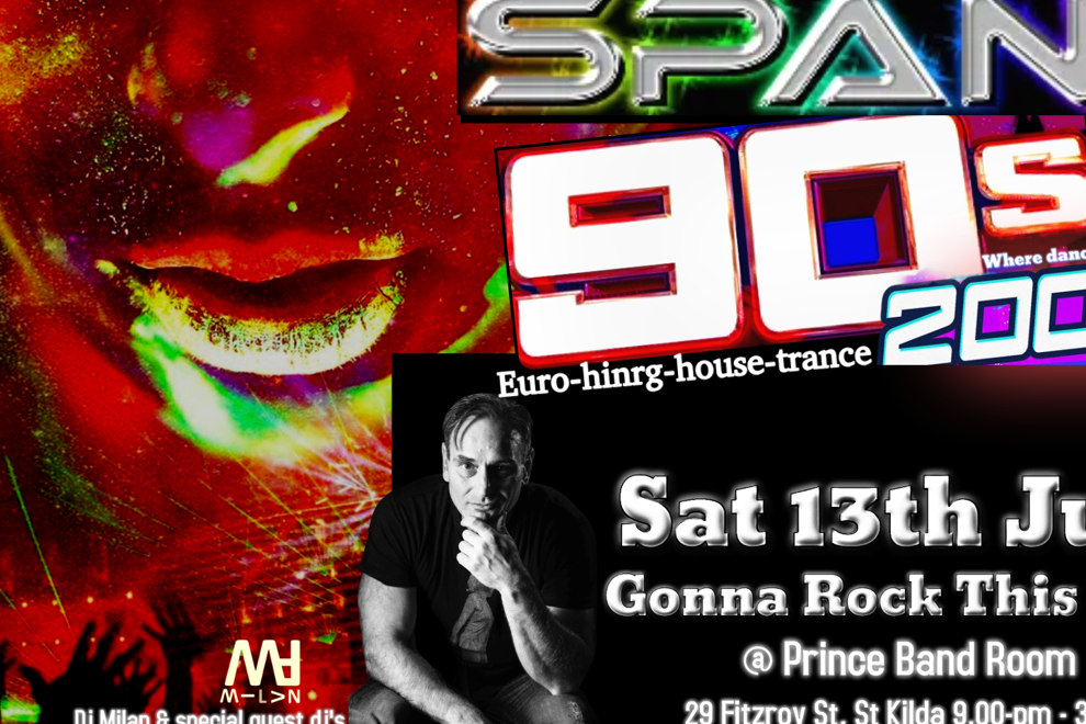 SPANK: GONNA ROCK THIS PLACE 90'S-2000'S MEGADANCEPARTY