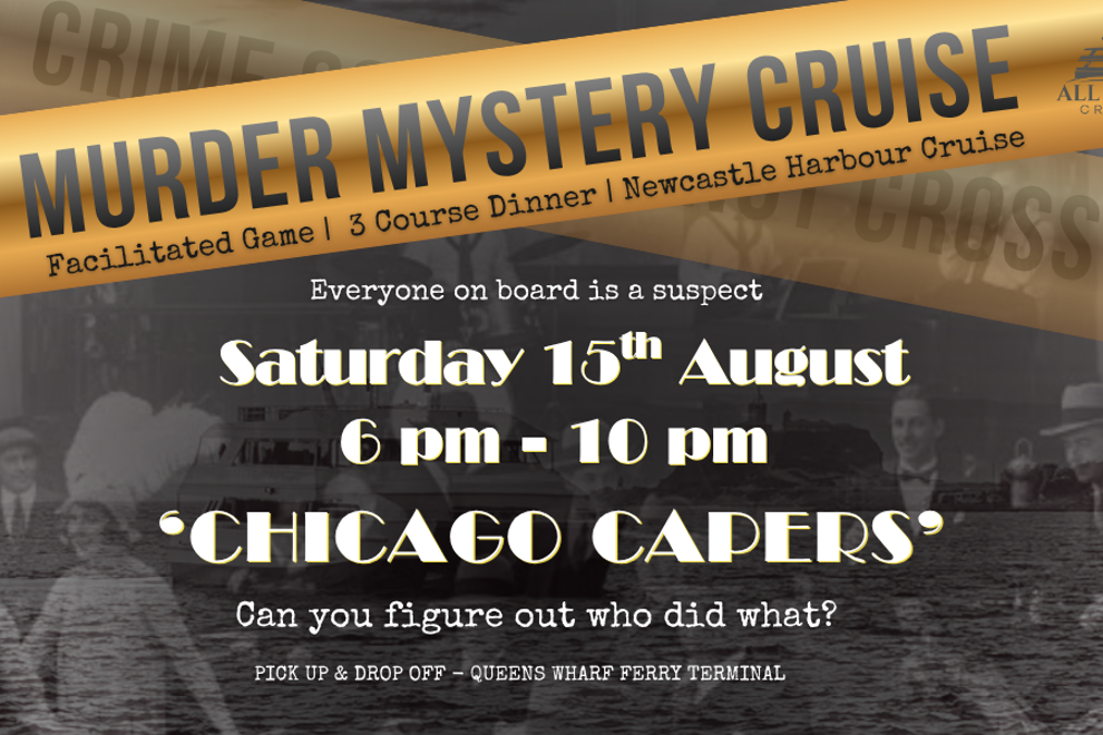 Murder Mystery Cruise | 3 Course Dinner | Newcastle Harbour