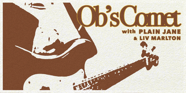 Ob's Comet live at The Junk Bar in New Farm on April 02, 2026 - Concert poster