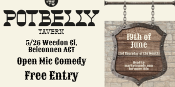 Open Mic Comedy @Pot Belly