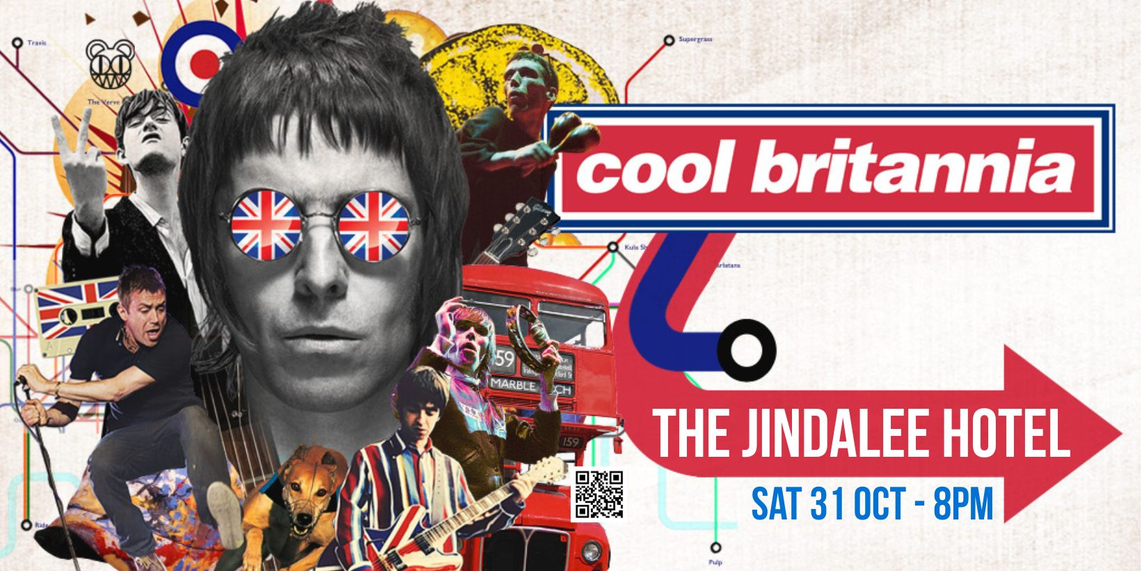 Cool Britannia LIVE in Jindalee
