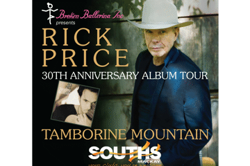 RICK PRICE CELEBRATES ‘TAMBORINE MOUNTAIN’ 30TH ANNIVERSARY ALBUM TOUR & supporting BROKEN BALLERINA Inc.