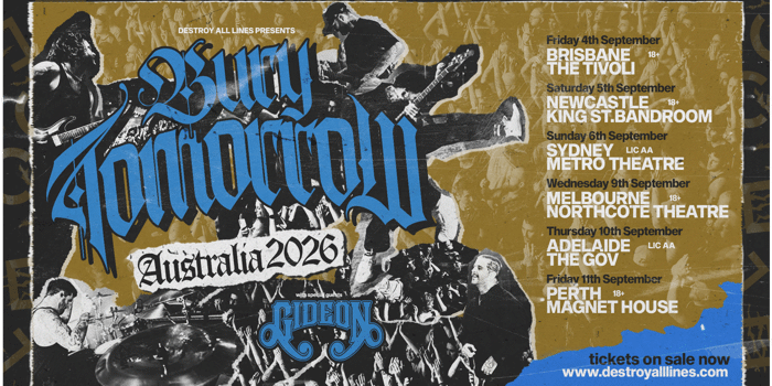Bury Tomorrow (uk) Will You Haunt Me Australian Tour 2026
