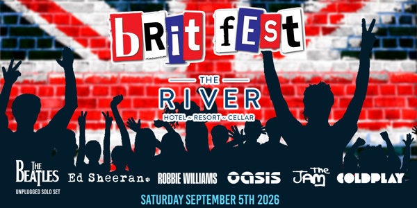 Brit Fest - Margaret River live at The River - Concert poster