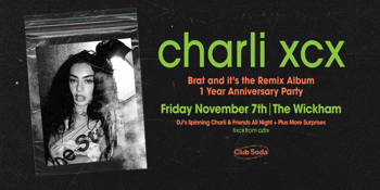 Charli XCX - brat and it’s the remix album 1 year anniversary party