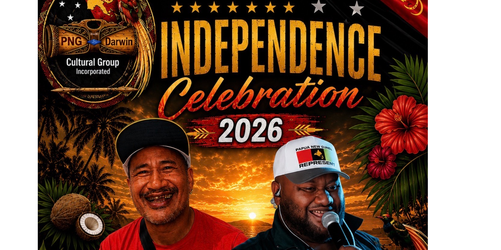 PNG 51st Independence Celebration - PNG-Darwin Cultural Group