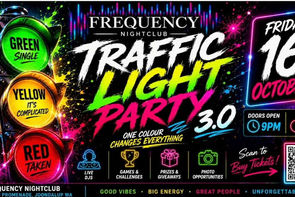 TRAFFIC LIGHT PARTY 3.0 | FREQUENCY NIGHTCLUB | FRI 16 OCTOBER