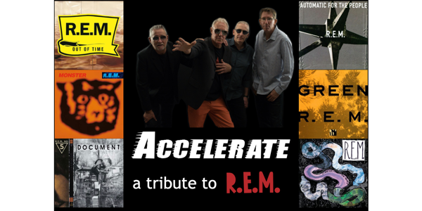 Accelerate - A Tribute To R.E.M. live at 185 Bar - Concert poster