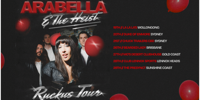 Arabella and the Heist Ruckus Tour: SUNSHINE COAST