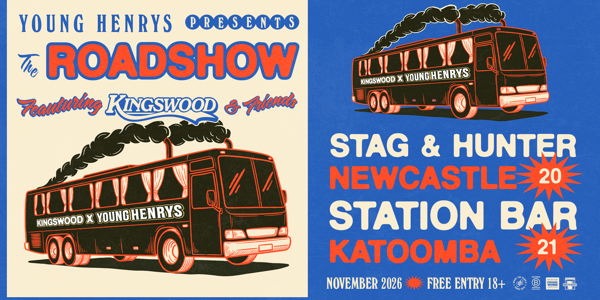The Roadshow Ft Kingswood & Friends - FREE ENTRY live at The Stag & Hunter Hotel - Concert poster